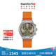 斯沃琪（Swatch）瑞士手表 優(yōu)雅石英男女腕表 漫游時(shí)代 YVS101