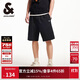 杰克·瓊斯（JACK&JONES） 夏季新款百搭潮流通勤舒適抽繩腰頭肌理感五分褲短褲22529F017