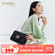 金利來(lái)女包單肩包休閑時(shí)尚通勤小方包鏈條斜挎包送媽媽女朋友禮物 【升級版】黑色