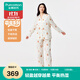 全棉時(shí)代25秋新品睡衣【輕盈柔軟平衡熱濕】萌寵情侶家居服雙層紗布印花