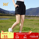 361°運動(dòng)褲子女夏季五分褲防曬戶(hù)外短褲寬松休閑印花 662424703-2