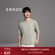 ERDOS 春夏精紡圓領(lǐng)休閑短袖商務(wù)休閑職場(chǎng)通勤風(fēng)男套衫T恤 蘆葦綠 L 175/96A