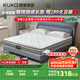 顧家家居京東家具2cm天然乳膠雙面可睡席夢(mèng)思夢(mèng)想墊PLUS1.5X2.0米京倉閃發(fā)