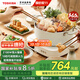 東芝（TOSHIBA）小雅電磁爐帶鍋套餐家用大功率電磁爐恒火精準控制10檔火力易操控智能電磁灶I(lǐng)C-21SSC IC-21SSC【含5mm厚底電煮鍋】