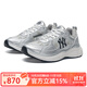 美職棒（MLB）官方 老爹鞋女鞋子跑步鞋增高休閑鞋透氣運(yùn)動(dòng)鞋3ARNFSB4N 紐約洋基隊(duì)/銀色 40.5 (255mm)