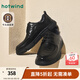 熱風(fēng)（Hotwind）25年春季男士時(shí)尚休閑鞋時(shí)髦復古 休閑都市休閑皮鞋 01黑色（系帶款）H77M25101 41 255mm