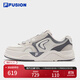 FILA FUSION斐樂(lè )潮牌男鞋50-50 DX滑板生活鞋2025冬季新款休閑鞋 初雪白/雨朦灰色-PR 41