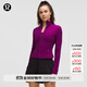 lululemon丨Define女士運動(dòng)短款夾克 *羅紋 Nulu? 芯吸 LW3HB6S 冷葡萄紫 S /6