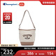 Champion美國冠軍2025新款斜挎包女男 潮流休閑時(shí)尚校隊水桶包25SSP58