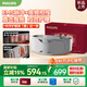 飛利浦（PHILIPS）腰部按摩器腰椎按摩儀暖宮腰帶腰肌勞損脈沖按摩送男女友父母中秋節(jié)生日禮物【禮盒款】5303B灰色