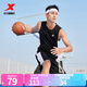 特步（XTEP）【國潮】男裝速干籃球套裝背心短褲夏季運動(dòng)兩件比賽訓練套吸 黑 L/175
