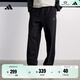 adidas經(jīng)典休閑運動(dòng)褲男裝夏季阿迪達斯官方輕運動(dòng) 黑色   2XL
