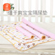 貝瑞加Babyprints嬰兒隔尿墊可洗護理墊姨媽墊防水床單用品小獅子 100*70cm
