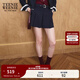 Teenie Weenie小熊女裝半身裙2025年秋季新款學(xué)院風(fēng)時髦復(fù)古百褶裙 藏青色 M