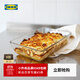 宜家（IKEA）MIXTUR米克特烤盤(pán)菜盤(pán)長(cháng)方形燒烤盤(pán)燒烤用具現代簡(jiǎn)約 烤箱盤(pán)透明玻璃27x18cm