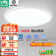 雷士（NVC）臥室吸頂燈陽(yáng)臺燈簡(jiǎn)約超薄奶油風(fēng)IP40防蚊蟲(chóng)led照明燈具燈飾-月白 24瓦暖白光丨一體快裝IP40