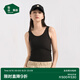 松山棉店【商場(chǎng)同款】女士羅紋背心柔軟透氣彈力莫代爾可外穿吊帶打底背心 背心款-黑色 L (女士165)