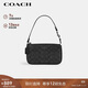 蔻馳（COACH）【品牌直供】女士小號手提手拿包腋下包麻將包 人造革