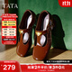 他她（TATA）超?，旣愓湫?025秋季新款復古淺口小皮鞋女鞋單鞋 熱可可（粗跟款）-7HF20 37