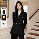韓曼柯（HANMANKE）高端西裝外套女商務(wù)面試職業(yè)正裝西服小個(gè)子穿搭日常通勤時(shí)尚外套