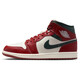 Jordan男AJ1小芝加哥配色 JORDAN 1中幫運動(dòng)休閑鞋DQ8426-105白紅40.5