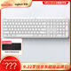 羅技（Logitech）K950無(wú)線(xiàn)藍牙鍵盤(pán)  雙模靜音鍵盤(pán)辦公鍵盤(pán)薄膜筆記本電腦手機Mac平板ipad鍵盤(pán) 全尺寸家用超薄便攜 珍珠白