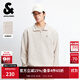 杰克·瓊斯（JACK&JONES）男裝25年秋冬季衛衣男肌理提花寬松長(cháng)袖拉鏈半高領(lǐng)套頭休閑打底衫 078月光灰 拉鏈領(lǐng) 預售11月19日發(fā)貨 L （180）