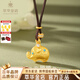 萃華足金999古法墩墩象黃金吊墜女士時(shí)尚小象掛墜送女友老婆生日禮物 【鑲鉆墩墩象吊墜】金重約7g