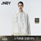 JNBY/江南布衣秋冬夾克女牛仔街頭酷感寬松休閑通勤風(fēng)挺括5N8615330 100/本白 S