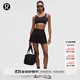 lululemon丨Varsity 女士風(fēng)琴褶高腰網(wǎng)球裙 速干 芯吸 LW8AJYS 黑色 S /6