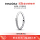 潘多拉（PANDORA）ME系列率性雙生戒指疊戴簡(jiǎn)約情侶對戒生日禮物送女友 白色 192528C02 內徑尺寸 54mm