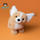 Jellycat伊索貝爾吉娃娃柔軟動(dòng)物毛絨玩偶禮物秋冬新品生日新婚禮物 棕白色 One Size