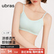 ubras無(wú)尺碼軟糯華夫格女士?jì)纫屡男卣?背勾-薄荷奶糖