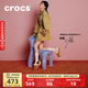 CROCS卡駱馳白鹿同款經(jīng)典雪絨仿麂皮洞洞鞋保暖男女同款棉鞋|212106 仿舊棕-2EY 39 (240mm)