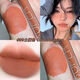 輕歐美風(fēng)妝容不掉色不沾杯深淺裸色吃土色巧克力色深色口紅唇 09土橘色