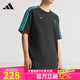 阿迪達(dá)斯 （adidas）男裝 秋季新款LFC ICON TEE 足球休閑文化棉質(zhì)短袖T恤 JW5470/黑色 利物浦 XL
