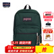 JANSPORT杰斯伯雙肩包女男復刻暮光學(xué)生電腦包旅行背包書(shū)包 4QVA7F7松林綠-側袋+隔層