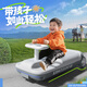 比納兒童電動(dòng)扭扭車(chē)大人可坐兒童節禮物溜溜車(chē)卡丁車(chē)室內拖地漂移車(chē) 【雙驅大電瓶】無(wú)極變速/親子同乘/贈地板擦 【鈦空灰】