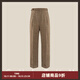 CULTUM【法國長(cháng)麻透氣速干】CULTUM意式那不勒斯老錢(qián)風(fēng)人字紋亞麻西褲男 米咖人字紋 預售4月15左右發(fā) 31