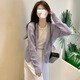 心楠秋季連衣裙女裝穿搭一整套2025新款清純奶甜套裝白色仙女裙子 長(cháng)裙+外套M【建議95-110斤】