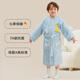 暖優(yōu)兒童浴袍浴巾可穿斗篷男女童非純棉全棉洗澡游泳吸水寶寶浴衣a類(lèi) 淺藍男:優(yōu)舒浴袍【母嬰A類(lèi)/保暖】 中碼【120-140cm穿】