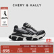 CHERY KALLY【侯明昊同款】輕奢老爹鞋女2025復古增高女鞋厚底臟臟鞋情侶 C&K黑色 【侯明昊/李浩菲同款】 38