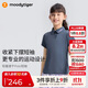 moodytiger女童polo衫防曬速干夏季兒童短袖T恤吸汗高彈修身簡(jiǎn)約戶(hù)外運動(dòng)衣