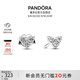 潘多拉（PANDORA）愛(ài)心三重奏耳釘心形精致生日禮物送女友
