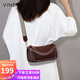 viney牛皮包包女包斜挎餃子包洋氣品牌單肩包生日禮物高級感送女友老婆