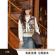 紫涵（ZIHAN）紫涵V領(lǐng)無袖針織馬甲背心女秋季復(fù)古學(xué)院風(fēng)疊穿毛衣馬夾 月桂綠 M