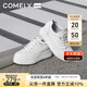 康莉（COMELY）厚底小白鞋女2025年春季圓頭時(shí)尚內增高運動(dòng)板鞋 白色-7.5CM 36 
