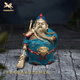 銅師傅《于榮光聯(lián)名關(guān)羽》桌面萌版武財神銅關(guān)公擺件 工藝品 忠肝義膽
