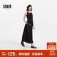 森馬（Semir）連衣裙女高腰拼接背心裙百搭2025夏優(yōu)雅圓領(lǐng)長(cháng)裙通勤109325114015