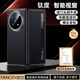 言臣適用vivoxfold5手機(jī)殼新款真皮鏡頭全包防摔vivo xfold5手機(jī)殼折疊屏超薄散熱簡(jiǎn)約商務(wù)風(fēng)保護(hù)套 vivo x fold5【深空黑】頭層牛皮
